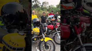 IBW 2024 CHAI amp PAKODA RIDE LINEUP WITH YAMAHA RIDERS WITH THEIR RXS AND RD350S BIKE shorts [upl. by Hoon564]