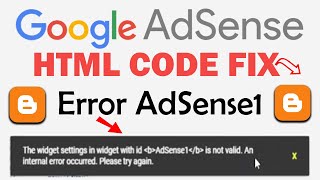 How to Fix Google AdSense Code In Blogger Website  Google Adsense Code Blogger Mein Kaise Save kare [upl. by Kurtzig885]