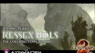 Guild Wars 2  Jumping Puzzle  Kessex Hills The Collapsed Observatory [upl. by Ahsila]