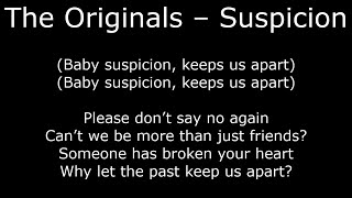 Northern Soul  The Originals – Suspicion  With Lyrics [upl. by Leona181]