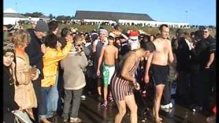 Porthcawl Christmas Day Swim 2009Part One of Two [upl. by Carothers476]