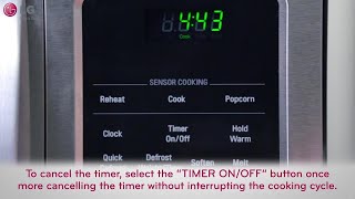 LG Microwaves How To Use Basic Features [upl. by Enyad]