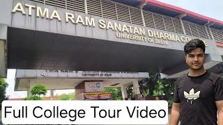 ATMA RAM SANATAN DHARMA COLLEGE DELHI UNIVERSITY SOUTH CAMPUSCOLLEGE TOUR VIDEO2024delhiuniversity [upl. by Halla]