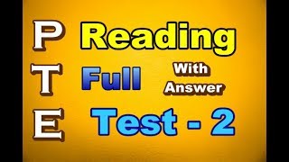 PTE Reading full practice Test3 with Answer for PTE academic exam  Pearson Australia [upl. by Nealon]