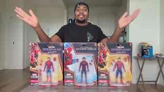 Jay Lyrickal Figure Review Spider Man Edition Tom Holland Andrew Garfield Tobey MaGuire [upl. by Odnavres]