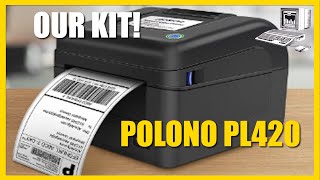 Polono PL 420 Thermal Label Printer Perfect for Amazon and EBAY Sellers [upl. by Mansfield654]