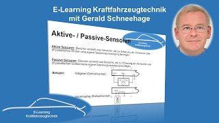 Aktive  Passive Sensoren Hallgeber Induktivgeber Klopfsensor Luftmassenmesser Klopfsensor NTC [upl. by Maziar]