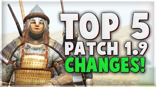 Patch 190 TOP 5 CHANGES in BANNERLORD [upl. by Josepha]