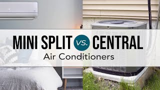 Mini Splits vs Central Air Conditioners Compared  Sylvane [upl. by Guinevere]