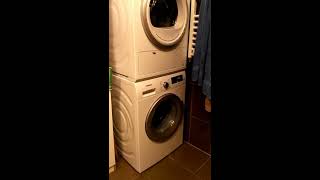 Siemens WT45H200BY IQ300 ISENSORIC  WZ11410 washer dryer stacking kit  WM14Q441 IQ500 varioPerfect [upl. by Cusack]