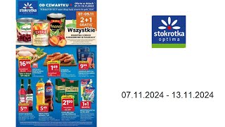 Gazetka Stokrotka Optima PL  07112024  13112024 [upl. by Winchell]