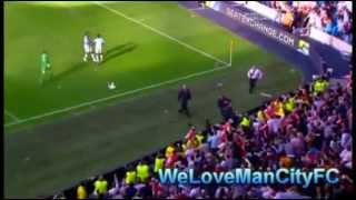 Adebayor winds up Arsenal fans by celebrating goal in front of them [upl. by Ynoyrb127]