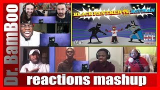 Black Panther vs Batman  Cartoon Beatbox Battles REACTIONS MASHUP [upl. by Naitirb]