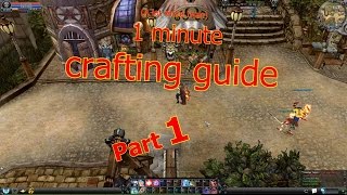 1 minute crafting guides  Part 1 Equipment crafting [upl. by Riay]