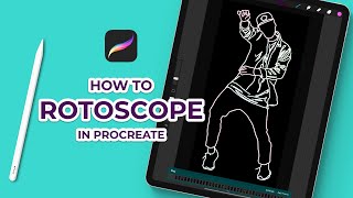 How To Rotoscope In Procreate Shorts [upl. by Evilo]