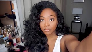 Curls Kinks and Co Heart Breaker half wig Ft Samsbeauty  The Britney B [upl. by Ikkela679]