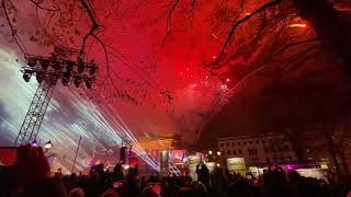 Mauerfall 35 Feuerwerk Freiheit Brandenburger Tor Berlin 09112024 [upl. by Ashla576]