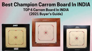 Best Champion Carrom Board in India 2021 Buyers Guide Top 5 Best Carrom Board to Buy [upl. by Niobe913]