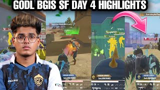 GodL Eliminated From BGIS 2024 💔  GodL BGIS Semi finals day 4 highlights💛 [upl. by Metah]