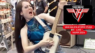 Van Halens quotATOMIC PUNKquot Charli Brewer Live at NAMM 2024 nammshow [upl. by Booth355]