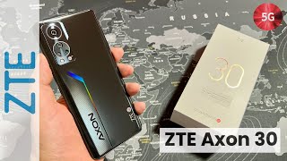 ZTE AXON 30 5G  Unboxing and HandsOn [upl. by Marylee]