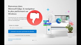 Comment désactiver Microsoft edge first run experience premier démarrage de Edge [upl. by Kaleena]
