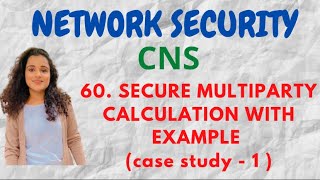 60 Secure MultiParty Computation  With Example CNS [upl. by Cirala966]