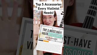 Top 5 Violin Accessories Every Violinist Needs  Beginner Tips ViolinAccessories ViolinEssentials [upl. by Aitat509]