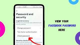 How to find out my Facebook password [upl. by Ahseuqal888]