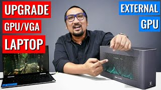 Upgrade GPU Laptop dengan eGPU Review Asus XG Station Pro  Indonesia [upl. by Fellows715]