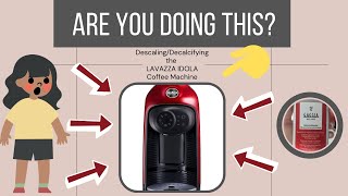 HOW TO CLEAN the LAVAZZA IDOLA coffee Machine [upl. by Asselam]