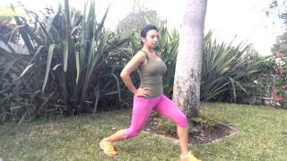 Lunge Toe Tap Abs Tuck Jumps [upl. by Innattirb]