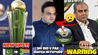 Champion Trophy 2025 New Host😯 BCCI vs PCB  IND v PAK Matches Boycott In ICC Events 🤯 [upl. by Eissej]