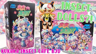 Lets Open 6 INSECT THEMED BJD Blind Boxes KUKAKA INSECT CAFE BALL JOINTED DOLLS FROM KIKAGOODS [upl. by Anabahs191]