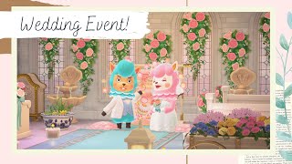 ASMR  Animal Crossing  Wedding Event  New Horizons [upl. by Silvan]