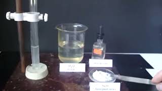 Na2O  H2O sodium oxide reacts with water [upl. by Hennessey]