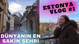 DÜNYANIN EN SAKİN ŞEHRİ OLABİLİR Mİ  l ESTONYA TALİNN VLOG 1 [upl. by Sherwood]