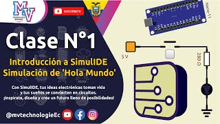 Clase 1 con SimulIDE  Introducción a SimulIDE [upl. by Aneek]