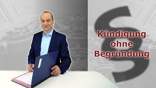 Kündigung ohne Begründung  unwirksam  Fachanwalt für Arbeitsrecht Alexander Bredereck [upl. by Sjoberg]