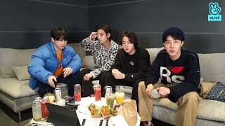 Legendado PTBR VLIVE Jungkook Taehyung Jin JHope  06032022 [upl. by Isador]