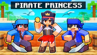 Playing as a PIRATE PRINCESS in Minecraft [upl. by Eob392]