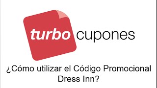 ¿Como utilizar el Código Promocional Dress Inn [upl. by Larual]