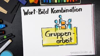 Flipcharts gestalten 814 WortBild Kombination [upl. by Ibok]