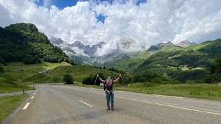 Day 3 Hiking the Chemin d’ArlesCamino Aragonés Crossing the Pyrenees from France into Spain 🏞 [upl. by Dorella]