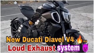 💰Ducati Diavel V4🔥😈 Loud exhaust😫 All Riding modes  ducati diavelv4 [upl. by Manoop]