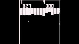 Arcade Game Breakout 1976 Atari [upl. by Sami748]