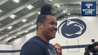 Penn State DT Dvon JThomas talks Ohio State matchup Penn State defensive line depth [upl. by Weaks388]