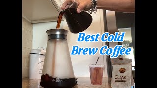 Best Tasting Home Made Cold Brew Coffee coffee coldbrew [upl. by Debi]