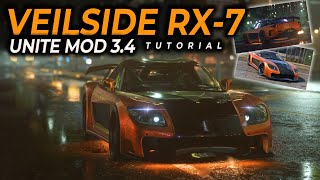 Veilside RX7 mod Tutorial  NFS Heat  Unite Mod 34 [upl. by Reuben]