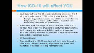 ICD10 Coding What You Need to Know Now 1 of 2 [upl. by Ttnerb]